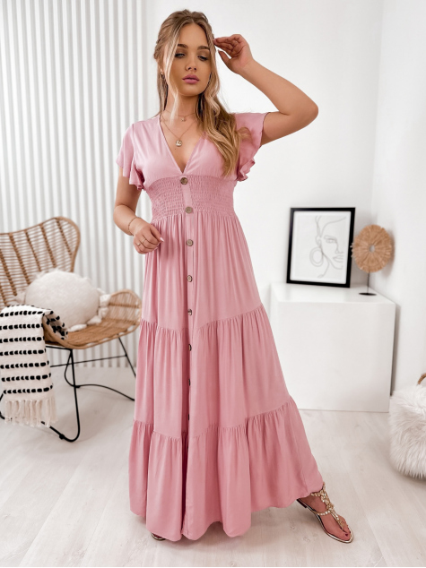 ROBE CERES ROSE POUDRE